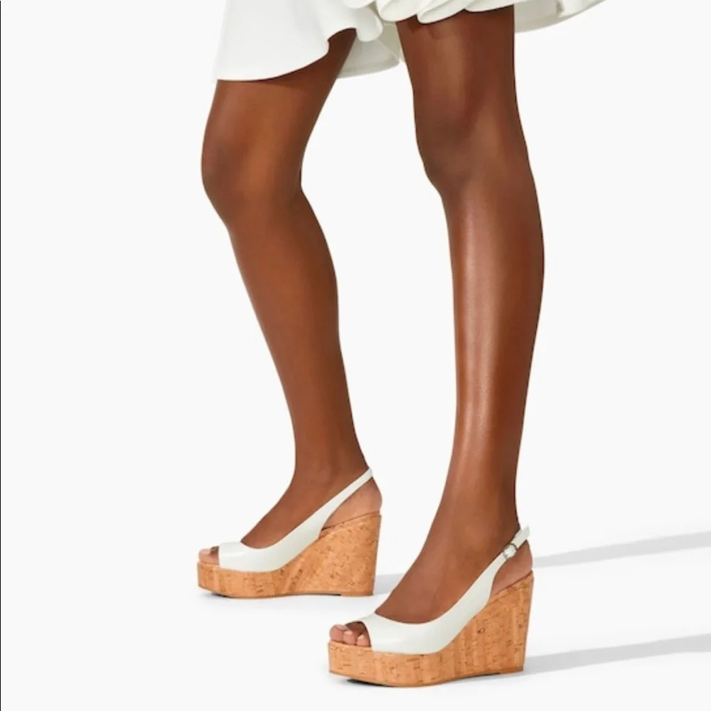 Stuart Weitzman 🤍 Riveria Platform Wedge, Women’s Size 9 - Picture 8 of 8